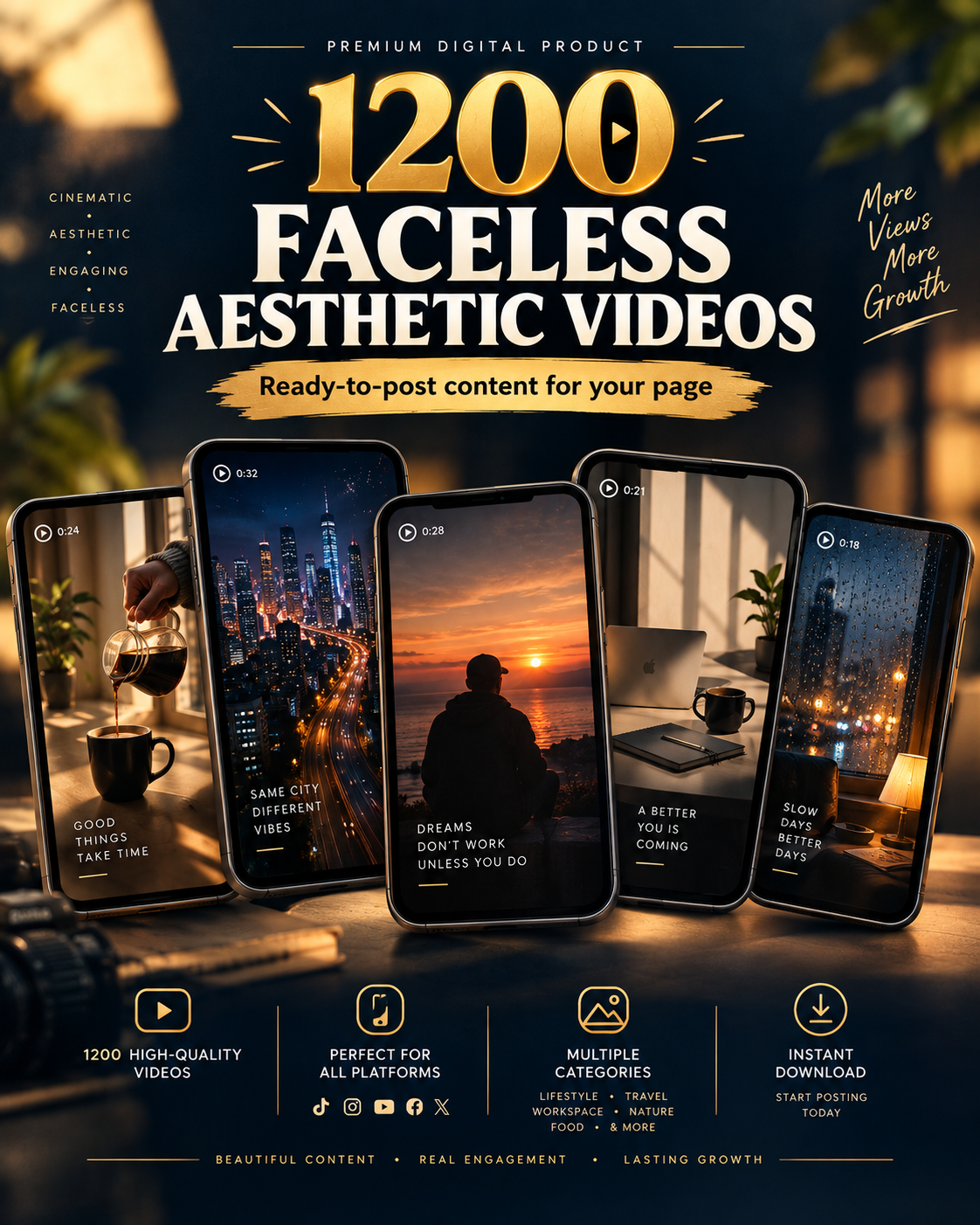 Premium Faceless Video Collection advertisement